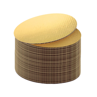 Tableros para pasteles de 10 pulgadas, redondos dorados, a prueba de grasa, cartón desechable, redondos para pasteles, bandeja Base circular para Pizza, tarta, decoración para hornear