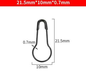 Commande en gros de goupilles de sûreté géantes en acier inoxydable personnalisées épingles de sûreté réutilisables en fer avec étiquette volante avec techniques de placage - Product Image 6