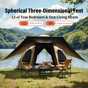 Tente <span class=keywords><strong>gonflable</strong></span> de camping familiale grand format, imperméable, durable et hermétique pour l'extérieur - Product Image 6