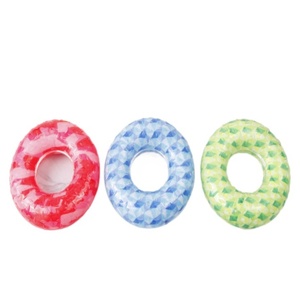 Juguete Masticable para Perros TPR, Juguete Anti-Mordidas de Donut de Tela No Tejida para Mascotas, Nuevo Producto para la Limpieza Dental de Mascotas - Product Image 1
