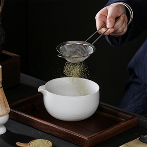 Luxe 7 pièces Logo personnalisé bambou blanc en bois cérémonie Matcha <span class=keywords><strong>thé</strong></span> faisant bol fouet ensemble d'outils <span class=keywords><strong>Kit</strong></span> avec boîte-cadeau - Product Image 5