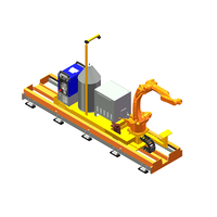 Station de travail robotique industrielle pour robots de soudage de moteurs principaux à vendre Machine de soudage robotisée C02