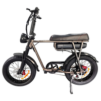 Tourwheel EU entrepôt 250W 750W 18.2A gros pneu vélo électrique cadre en alliage d'aluminium moteur sans balais frein hydraulique Fatbike
