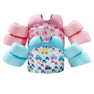 Toddler Swim Vest For 22-66 Lbs - Kids Floatation Vest With Shoulder Harness & Arm Wings