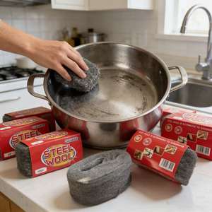 Rouleaux de <span class=keywords><strong>laine</strong></span> <span class=keywords><strong>d</strong></span>'<span class=keywords><strong>acier</strong></span> # 000/ # <span class=keywords><strong>0000</strong></span>/ # 1/ # 2 - <span class=keywords><strong>Laine</strong></span> <span class=keywords><strong>d</strong></span>'<span class=keywords><strong>acier</strong></span> pour polir/lustrer/racler le bois/le métal/la pierre - Product Image 6