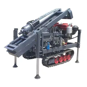 Çin Kaishan 40m mini madencilik sondaj DTH matkap teçhizat 50-250mm hava kompresörü taş patlama delik delme makinesi