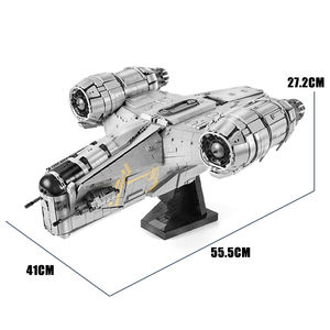 Bebricks 21023 Kits de Modelo de la Nave Espacial Razor Crest de <span class=keywords><strong>Star</strong></span> Wars, Bloques de Construcción de la Aeronave UCS Starship - Product Image 6