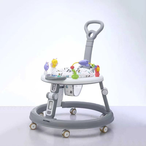 Andador Multifuncional Antivuelco para Bebés, 3 Alturas Ajustables, Ayuda para Caminar para Bebés de 6 a 18 Meses con Mango de Empuje, Múltiples Modos - Product Image 5