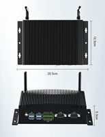 Ordinateur de bureau, processeur Intel 8e génération Core I5-8260U, mini PC industriel sans ventilateur HD Hystou H6