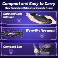Vibrateur réaliste grande taille 2-en-1 pour point G et plug anal, 10 modes de vibration, contrôle par application, stimulateur vaginal pour achats en ligne