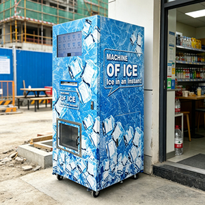 Máquinas Expendedoras de Hielo de Autoservicio, Quiosco de Hielo para Áreas de Alto Tráfico, Máquina Expendedora de Hielo Automática Inteligente para Parques de RV y Uso en la Calle - Product Image 1