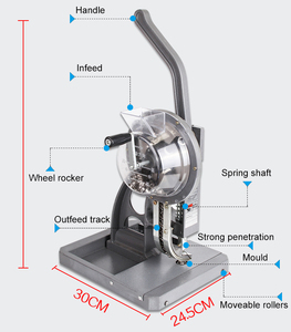 เครื่องเจาะรูตาไก่10มม. เครื่องเจาะแบนเนอร์กึ่งอัตโนมัติใหม่ - Product Image 2