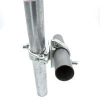 Coupleur double BS galvanisé EN74 coupleur pivotant forgé 48.3*48.3MM pour pince d'échafaudage