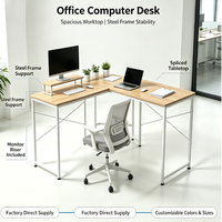 Bureau d'ordinateur professionnel de qualité supérieure, vente chaude, prix de gros direct usine, couleur personnalisée