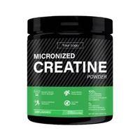 Créatine monohydrate micronisée en poudre 99% testée par un tiers, vente en gros OEM, créatine en poudre 200 mesh, emballage personnalisé