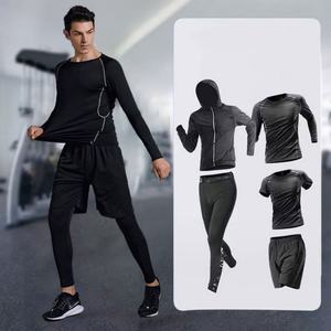 T-shirt à manches longues à séchage rapide pour homme, idéal pour l'entraînement de basketball, le fitness et la course matinale – Maillot de sport et vêtements de fitness - Product Image 5