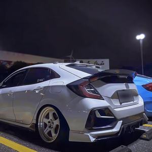 TYPY Mugen Type Splitter de pare-chocs arrière, lames de spoiler, jupes latérales arrière pour Honda Civic 2020-2021 - Product Image 4