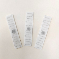 Étiquette en tissu flexible intelligente RFID UHF 860-960 MHz pour vêtements, autocollant/étiquette/passion passive 960 MHz pour la lessive