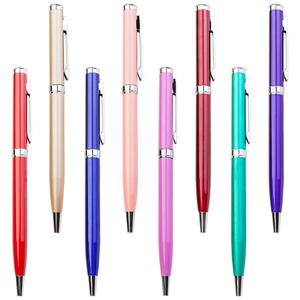 Bolígrafos de Metal de Lujo con Logotipo Personalizado, Punta de 1.0 mm, Diseño Novedoso, Opciones de Impresión Múltiple para Uso Promocional, Negro/Azul - Product Image 1