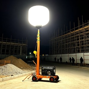 Générateur diesel sur chariot, lampe de chantier, lampes de camping extérieures, éclairage publicitaire pour événements, tour d'éclairage LED portable - Product Image 3