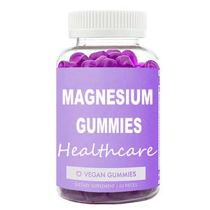 Gomitas de Suplementos Herbales, Gomitas de Magnesio, Procesamiento OEM Personalizado - Product Image 1