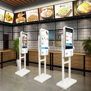 Sinmar Smart Restaurant Bestellung POS Payment Terminal Kiosk Self Service 24-Zoll-Touchscreen-Selbstbedienungskiosk