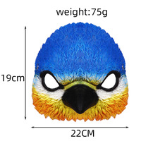 Masque d'oiseau pour carnaval et spectacle, accessoires de maquillage COS, en mousse PU semi-fabriquée, origine Chine, taille unique