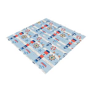 Serviettes de table personnalisées en papier épais 2 plis imprimées bleu méditerranéen <span class=keywords><strong>pour</strong></span> école <span class=keywords><strong>maternelle</strong></span> et primaire, couleur primaire, pâte de bois vierge 6/4 - Product Image 3