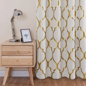 Bán buôn nhiệt cách điện cây cọ và lúa mì mô hình in màn rèm cửa cho phòng ngủ - Product Image 6