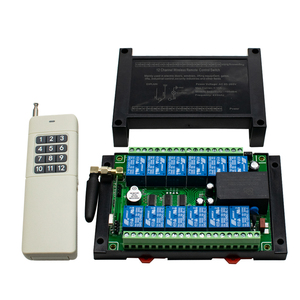 Điện Phổ Công Nghiệp Điều Khiển <span class=keywords><strong>AC</strong></span> 220V 100-265V 12 Kênh RF 433MHz Không Dây Điều Khiển Từ Xa Hệ Thống Receiver Transmitter - Product Image 1