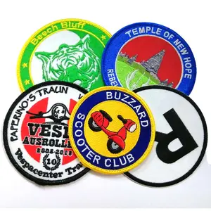 Wholesale taekwondo embroidery patch For Custom Made Clothes