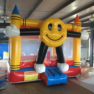 Factory Price Customized Bounce House With Blower Slide For Business Promotion Or Kids Inflatable Bounce Castle