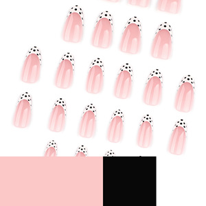 <span class=keywords><strong>Uñas</strong></span> postizas con forma <span class=keywords><strong>de</strong></span> almendra corta francesa blanca transfronteriza, <span class=keywords><strong>uñas</strong></span> acrílicas <span class=keywords><strong>de</strong></span> cobertura completa, prensa <span class=keywords><strong>de</strong></span> larga duración en las <span class=keywords><strong>uñas</strong></span> - Product Image 5