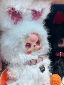 Màu đen và trắng đối diện đôi tái sinh bí ẩn Hộp bí ẩn mới bé ba nhân vật hoạt hình thỏ dễ thương hộp mù - Product Image 3