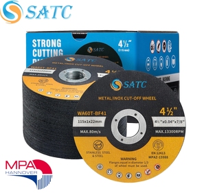 SATC T41 4-1/2 ''x 0,04'' x 7/8 ''Trennscheiben für Metall und Edelstahl für Aluminium-Winkels chl eifer 115x1x22mm Schneid scheiben - Product Image 1