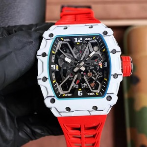 Hot-Selling NTPT Blue Carbon Fiber Luxury Design Hip-Hop Rock Singer Waterproof Luminous Men's Sports <b>Mechanical</b> <b>Watch</b> - Product Image 6