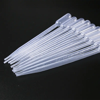 Pipettes Pasteur jetables en plastique 1ml 2ml 3ml 5ml 10ml Pipettes de transfert