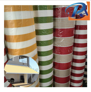 Manufacturer Direct Sale Water-repellent UV-resistant Solid Color Striped Oxford Polyester <strong>Fabric</strong> <strong>Medium</strong> Weight 260GSM Curtains - Product Image 6