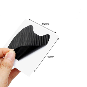 4pcs Anti-Scratch <span class=keywords><strong>Car</strong></span> Carbon Fiber <span class=keywords><strong>Door</strong></span> <span class=keywords><strong>Sticker</strong></span> Auto Handle Cover Vehicle <span class=keywords><strong>Door</strong></span> Bowl Protective Stickers para carros - Product Image 6