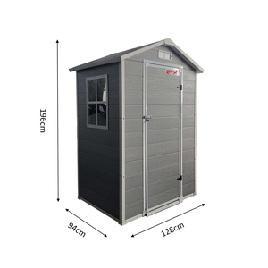 Abri de <span class=keywords><strong>jardin</strong></span> <span class=keywords><strong>extérieur</strong></span> en PVC et métal écologique, étanche et facile à assembler, 6x6, 6x8, 8x8, 12x12 pieds - Product Image 2