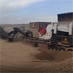 Mijnbouwmachines Pe600 * 900 900*1200 Mobiele Kaakbreker Met Scherm Voor Rots