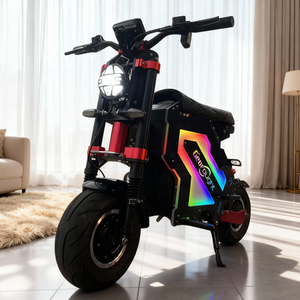 Scooter Eléctrico Geofought 52/60/72V 30-50AH con Batería, Alcance de 60-150km, Modelo M5, Neumáticos de 13/14 Pulgadas, Scooter Eléctrico con Asiento para Adultos en Venta - Product Image 1