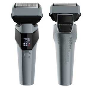 เครื่องโกนหนวดไฟฟ้าแบบฟอยล์สำหรับผู้ชาย ไร้สาย ชาร์จได้ พร้อมที่กันจอนแบบป๊อปอัพ ใบมีดโกนห้าใบ ชาร์จผ่าน USB-C - Product Image 1