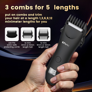 Máquina Cortapelos para Hombre con Cuchilla <span class=keywords><strong>de</strong></span> Cerámica, Recortadora <span class=keywords><strong>de</strong></span> Vello Púbico - Product Image 5