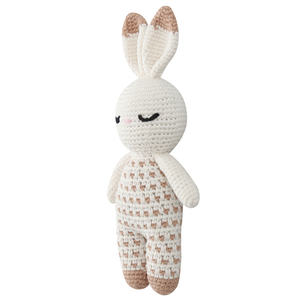 Poupée <span class=keywords><strong>en</strong></span> <span class=keywords><strong>laine</strong></span> au crochet faite à la <span class=keywords><strong>main</strong></span>, animal <span class=keywords><strong>en</strong></span> peluche, jouet pour bébé, poupée de sommeil pour bébé - Product Image 1