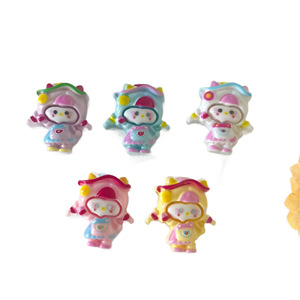 Cute Cartoon KT <strong>Cat</strong> Girl Eco-Friendly Resin Accessories DIY Cream Glue Phone Case Hairpin Keychain Shoe Buckle Accessory Batch - Product Image 5