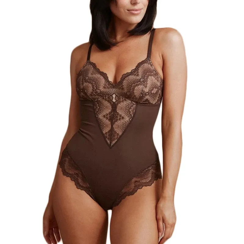 Body en dentelle Sexy Modeladora, Top modèle taille formateur sculptant corps façonneur Fajas femme sous-vêtements nouveau