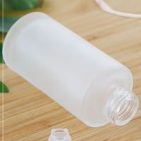 Flacons compte-gouttes en verre dépoli, sûrs et hygiéniques, avec compte-gouttes transparent pour le remplissage fractionné de 20 ml à 100 ml pour huiles essentielles