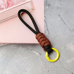 Hot Creative Braided Nylon Lanyard Keychain for Phone Case Women Anti Lost Knot Rope Strap Car <b>Key</b> <b>Chains</b> Diy Accessories - Product Image 4