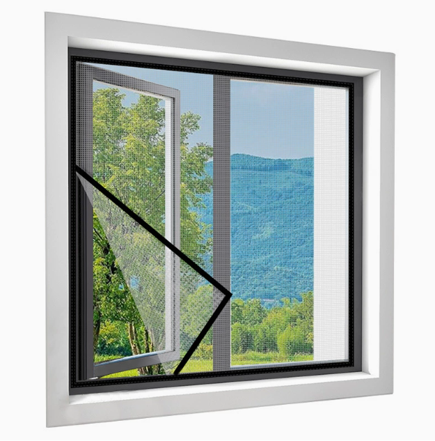 Modern International Standard Mosquito Proof Fiberglass Window Screen Invisible Insect protection Net Hotel Aluminum